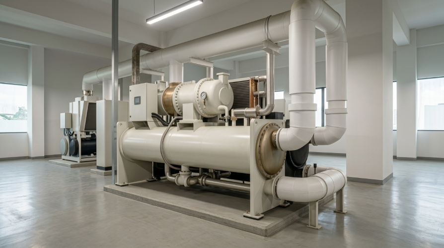 centrifugal chiller in malaysia in a factory for cooling purposes